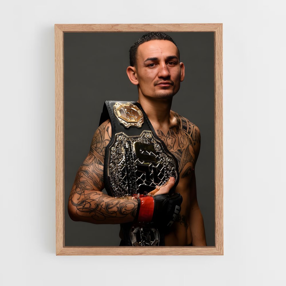 Poster Max de holloway – affiche MMA (vue 4)